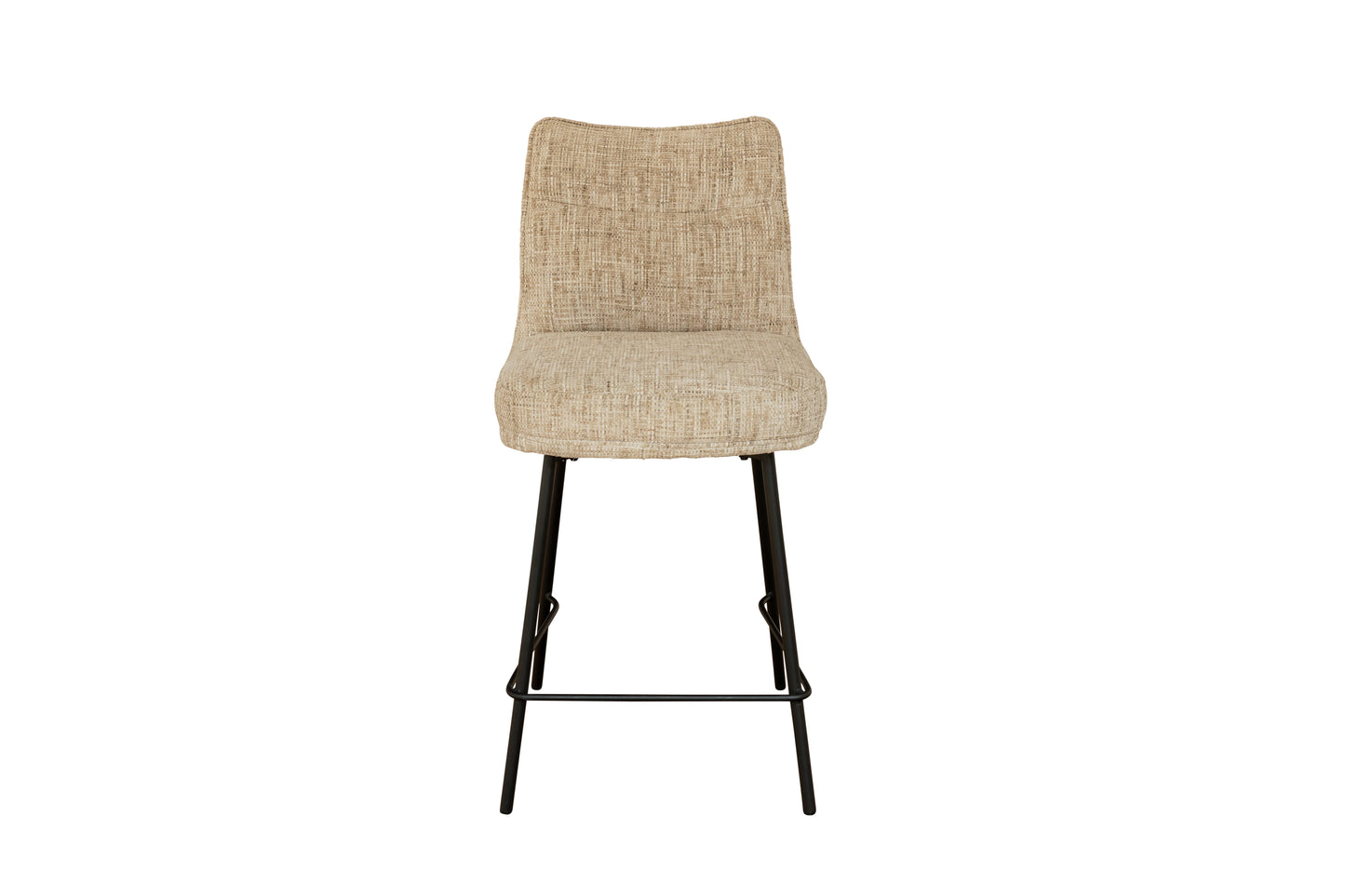 Henley Oatmeal Chenille Fabric Bar Stool