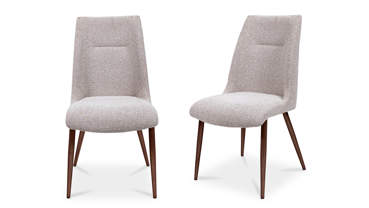 Gilford Natural Yarn Fabric Dining Chair