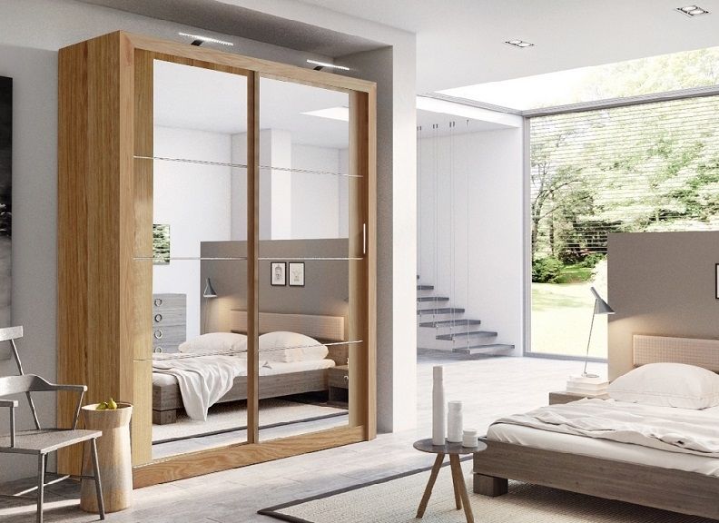 Cuba Sliding Door Wardrobe 180cm