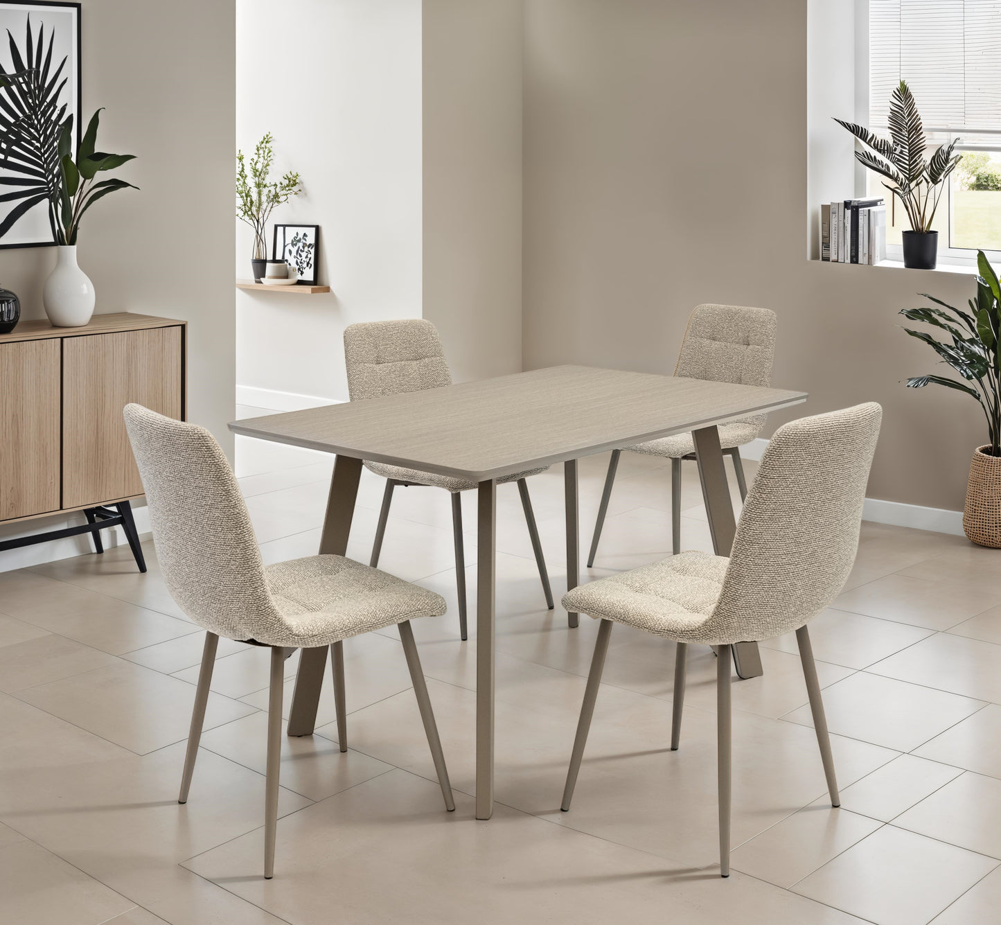 Milano 1.2m Tone Grey Dining Table