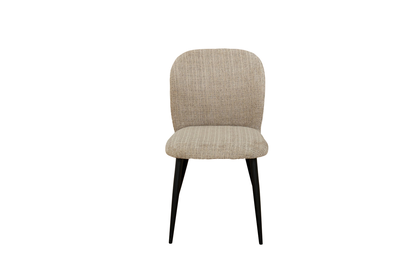 Verona 1.2m Travertine Finish Round Dining Table Set + Verona Chenille Dining Chairs