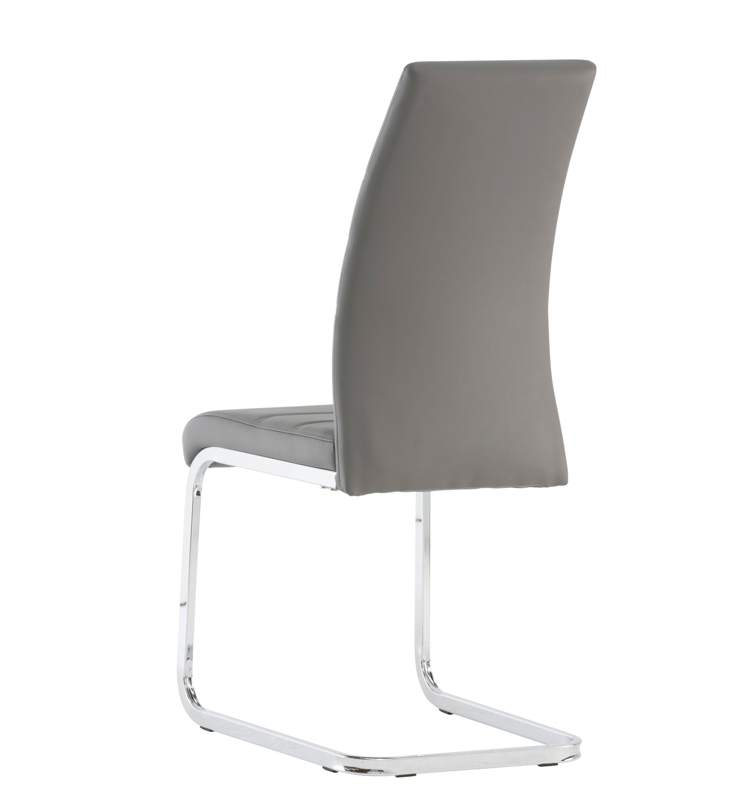 Boho PU Grey/Chrome Dining Chair