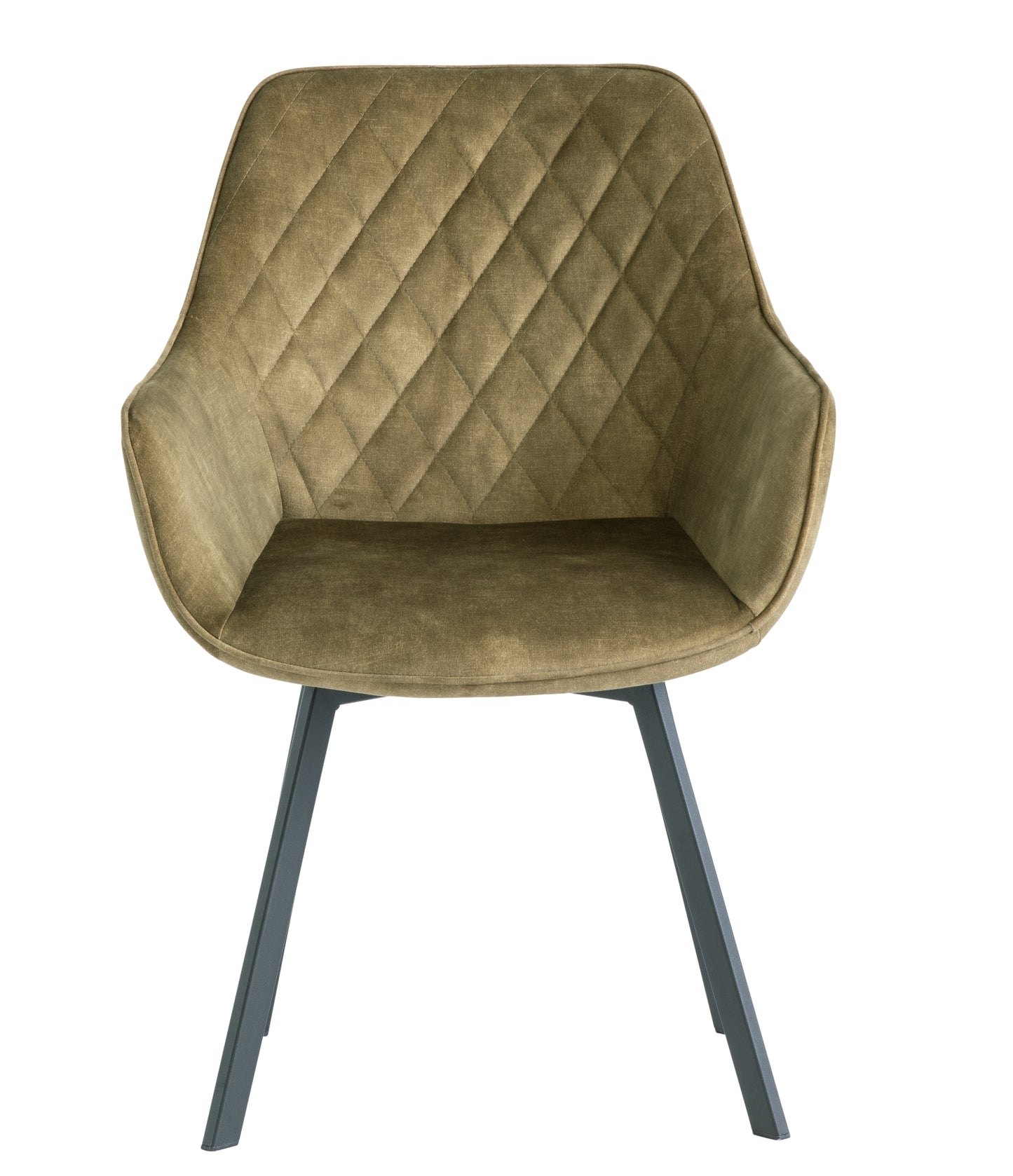 Elmstead 1.8m Medium Elm Veneer Table Set + 6x Orbit Swivel Chairs